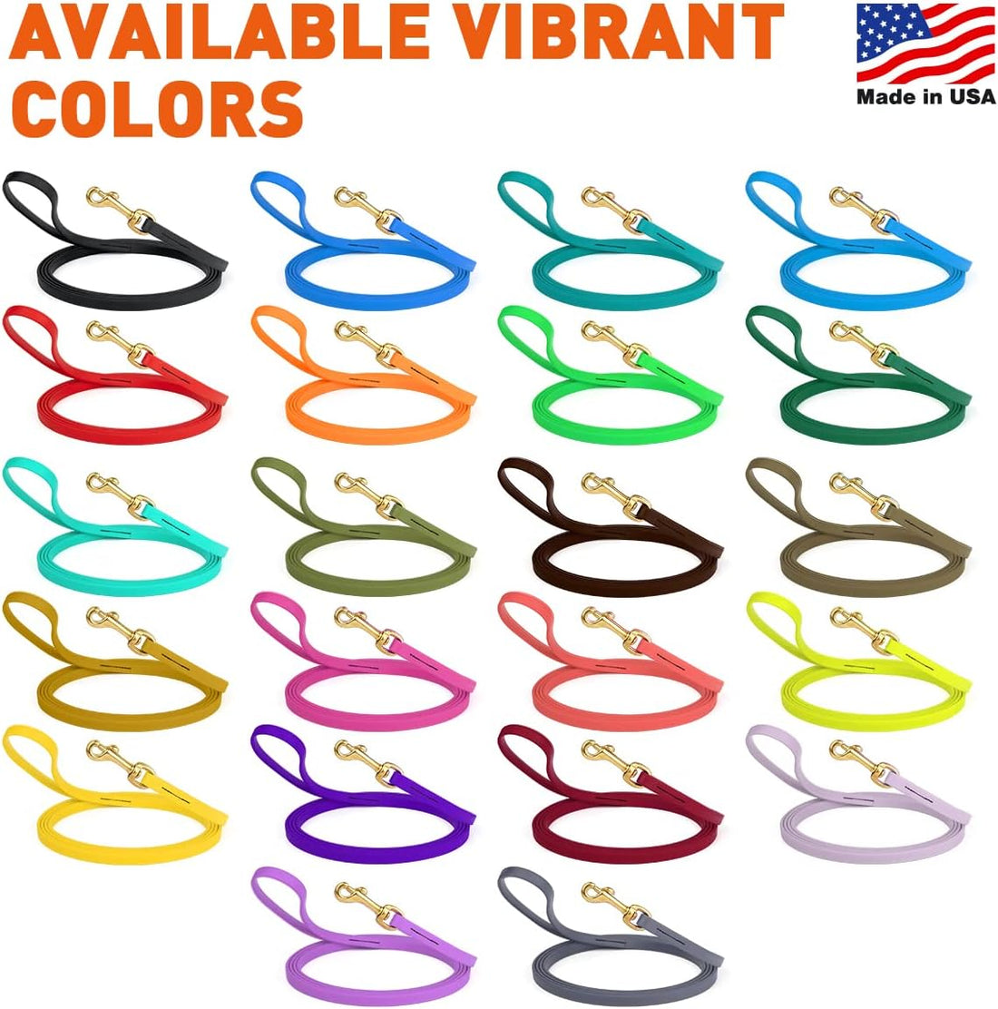 Viper Biothane Working Tracking Lead Leash Long Line for Dogs