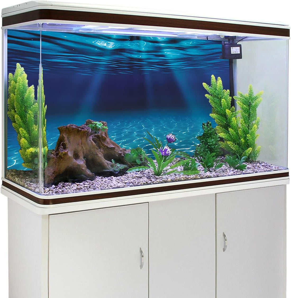AWERT 48x24 in Undersea Aquarium Backdrop Underwater Fish Tank