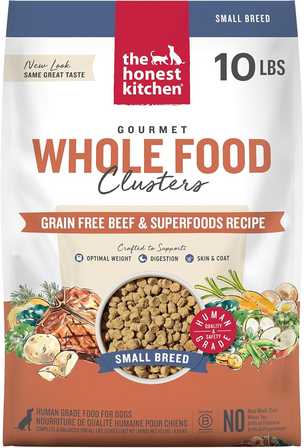 The Honest Kitchen Grain Free Beef & Superfoods Whole Food Clusters