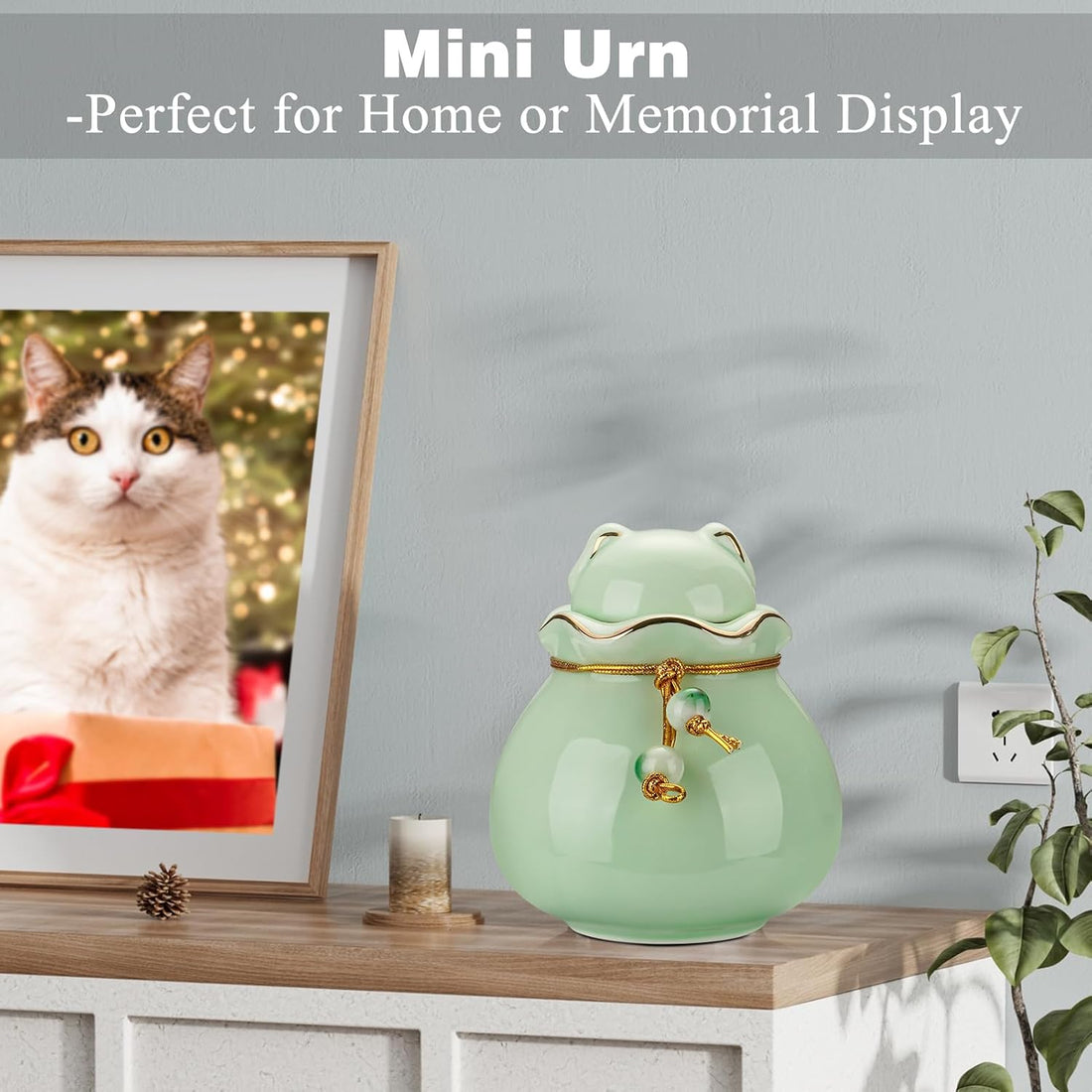SOITIS Pet Memorial Urn for Cat or Dog Ashes