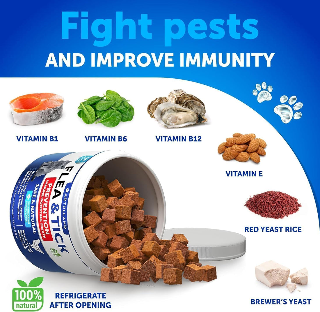 Flea and Tick Prevention for Cats - 135 Chews