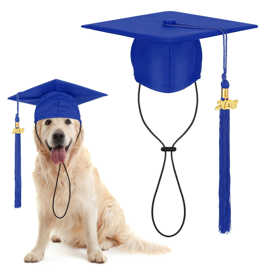Huhumy Pet Graduation Cap Small Dog Graduation Hats with 2026 Tassel
