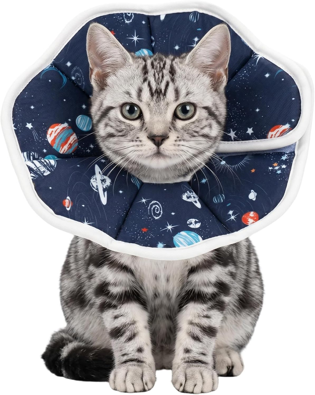 Cat Cone Collar Soft, Adjustable Cat Donut Collar for Cats to Stop