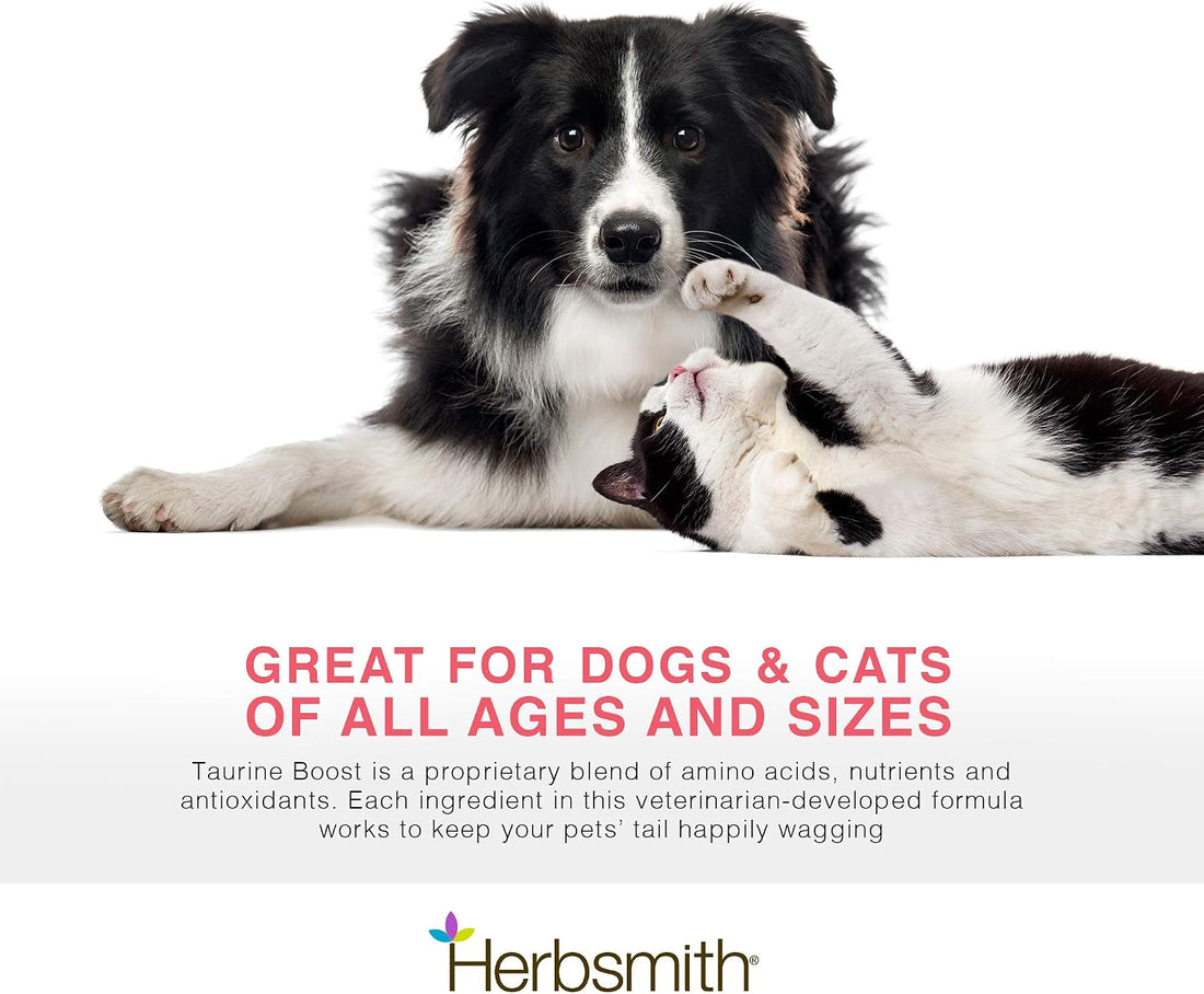 Herbsmith Taurine Boost - Cardiac and Heart Support for Dogs and Cats