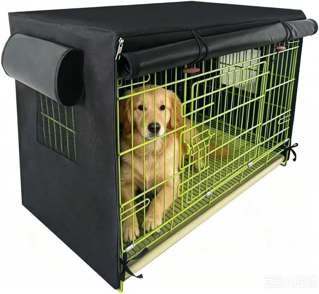 Dog Crate Cover Thickened Waterproof Breathable for 24 Inch Cage