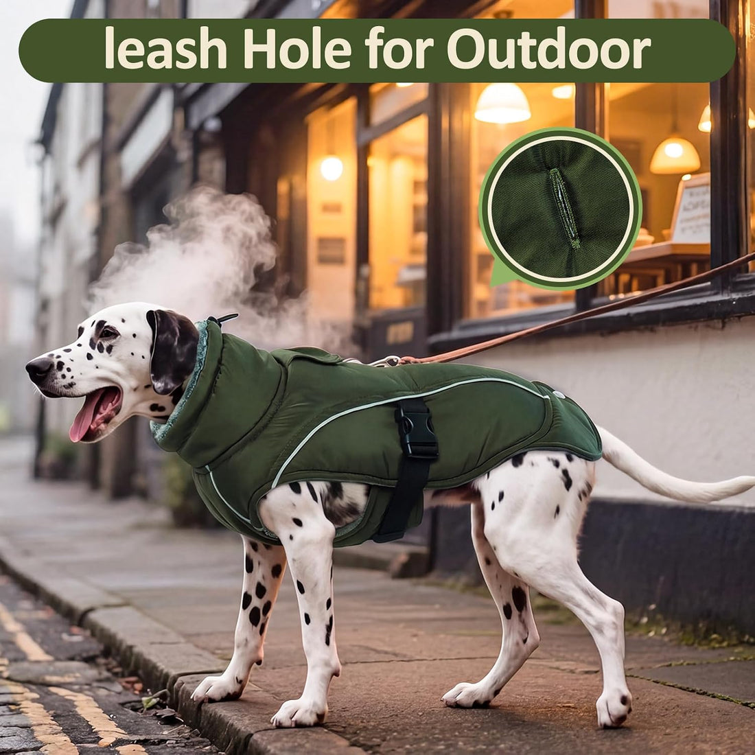 DENTRUN Warm Dog Winter Coat