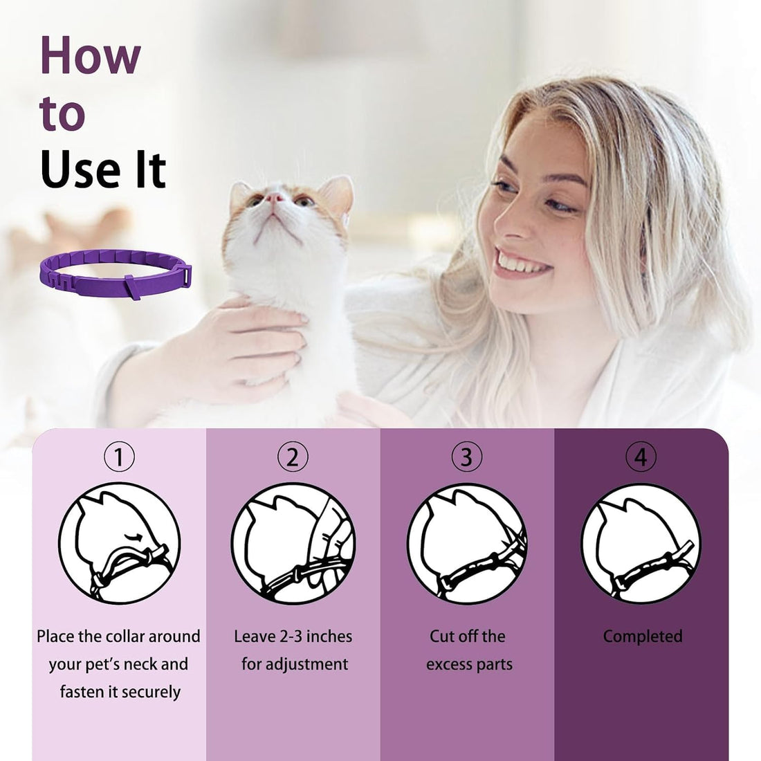 Cat Calming Collars, Pheromone Collar for Cats