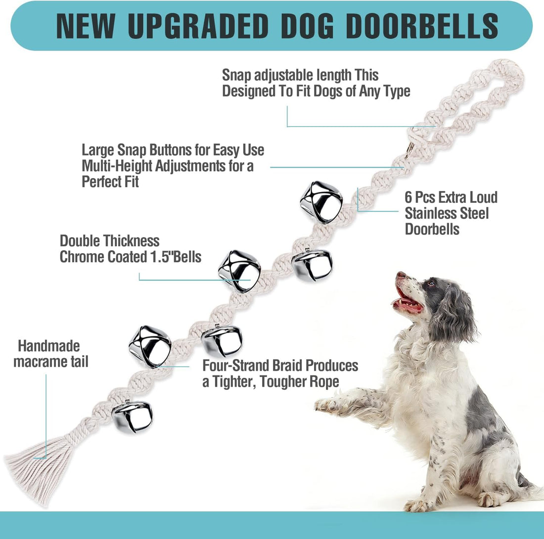 COOYOO Dog Bells to Go Outside