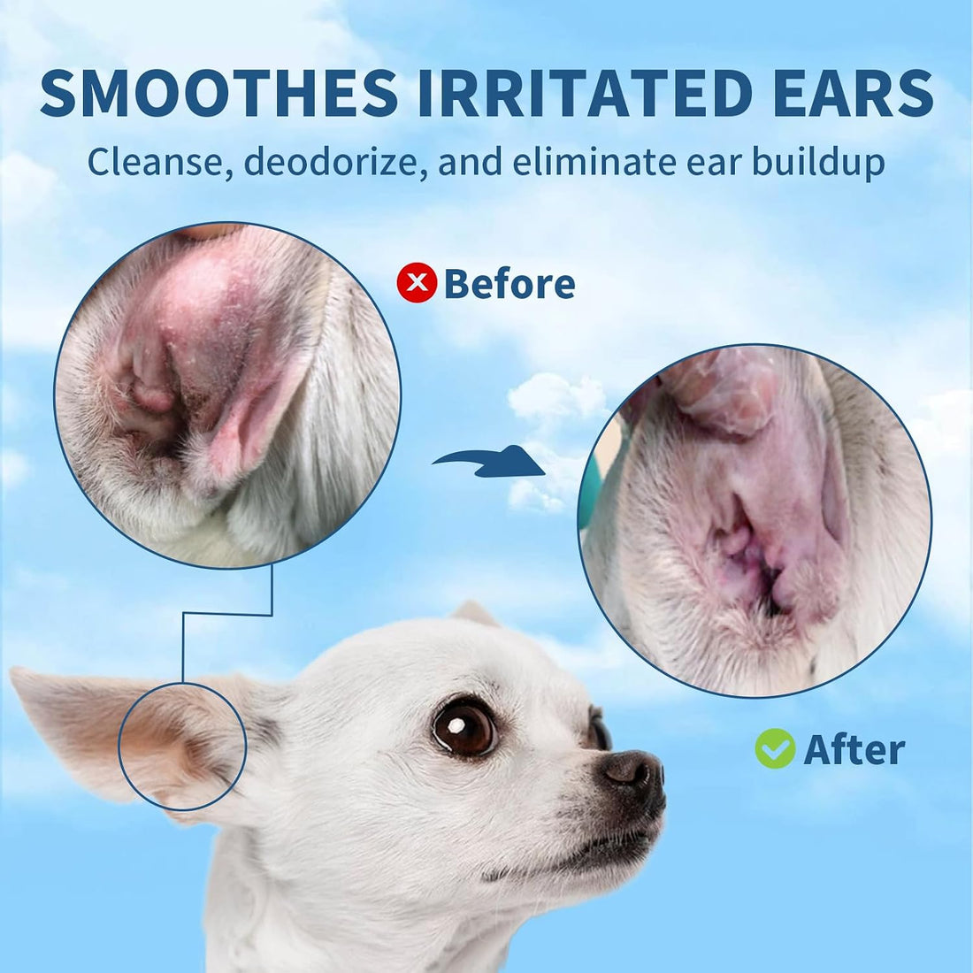 ALEVERPAW Tris Flush Cat & Dog Ear Cleaner