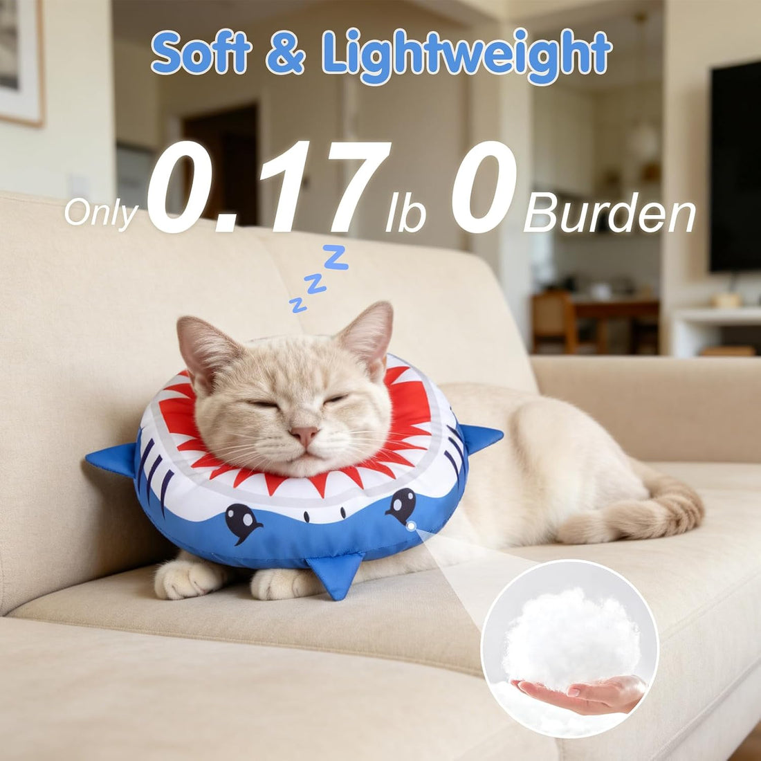 BEAUTYZOO Cat Cone Collars Soft