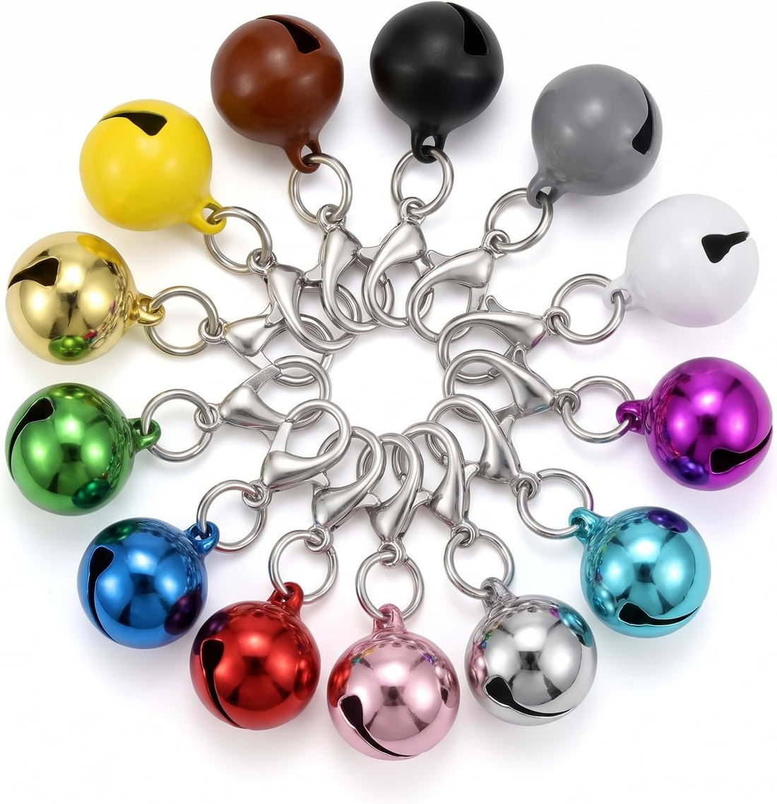 14 Pack Bells for Dog Collars Cat Bells for Collar