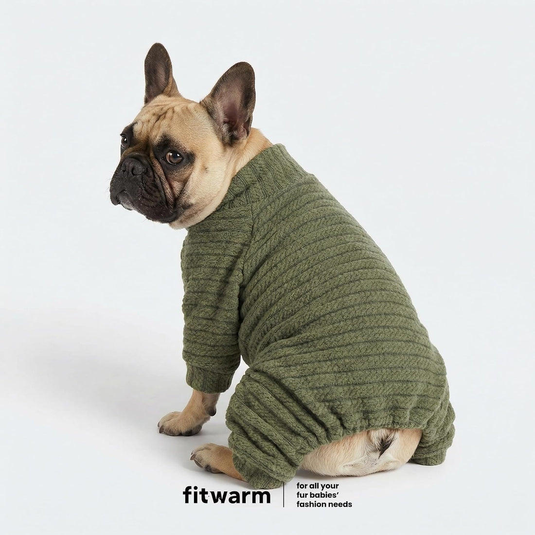 Fitwarm Turtleneck Knitted Dog Sweater Puppy Pajamas Thermal Doggie