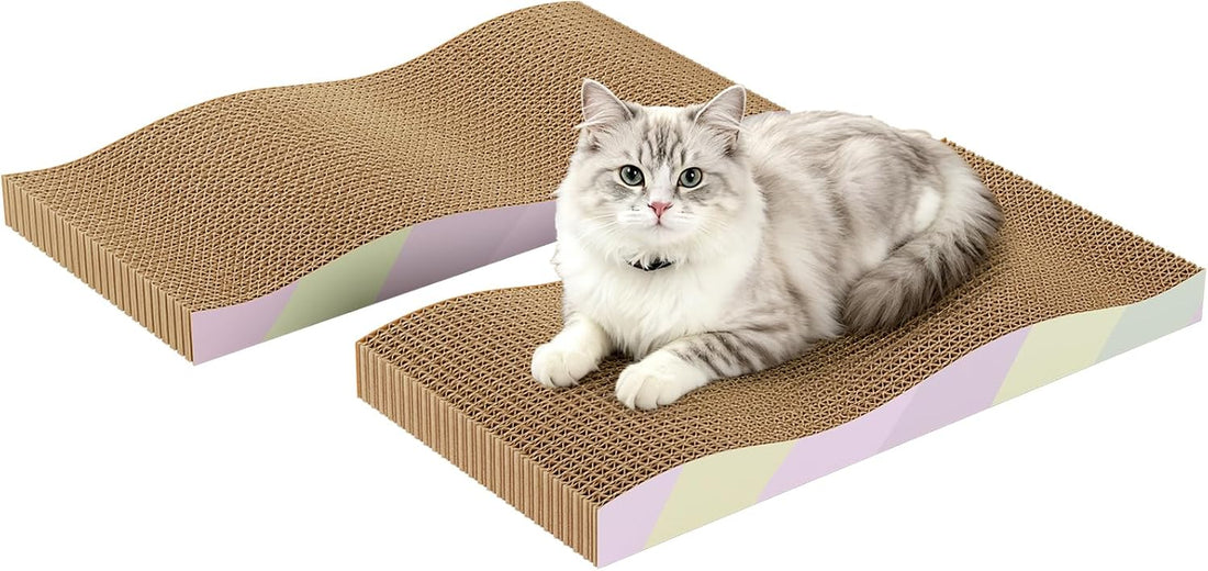 5-Pack Reversible Cat Scratcher Pad, Durable Scratching Board