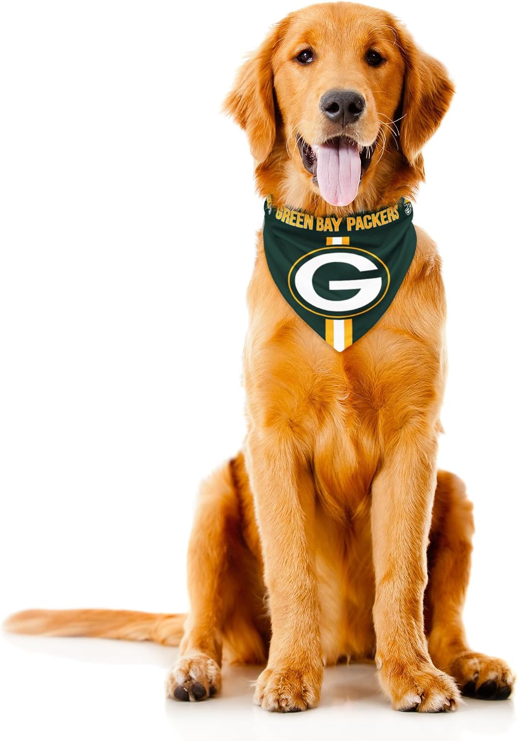 Littlearth NFL Green Bay Packers Pet Bandana, Team Color, X-Large