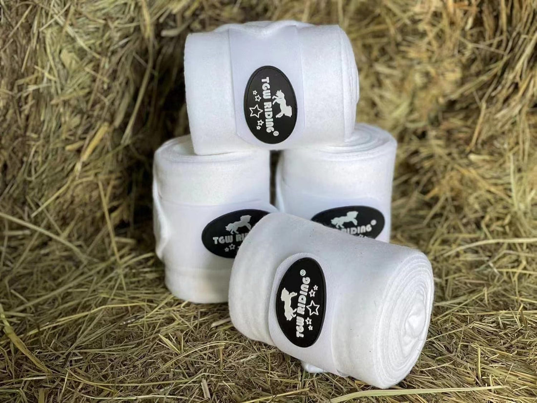 Horse Polo Leg Wraps, Equine Fleece Polo Wraps - Horse Leg Bandages