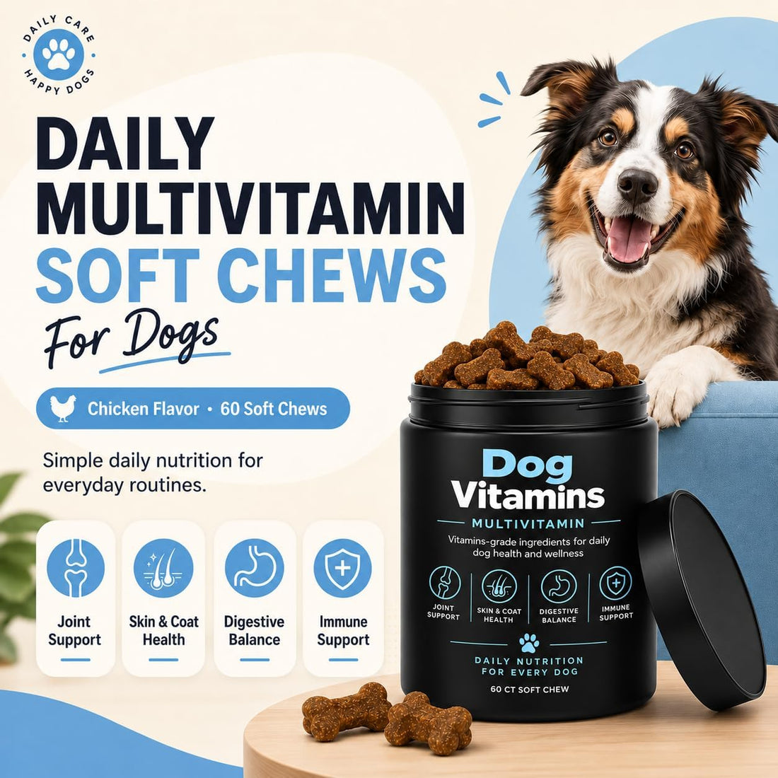 Dog Multivitamin for Itch Relief