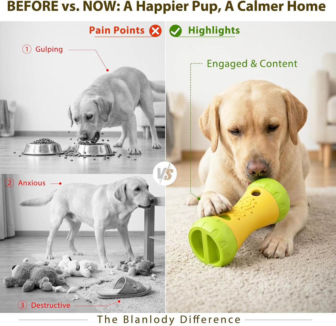 Treat Dispensing Dog Puzzle Toy, Interactive Dog Toys