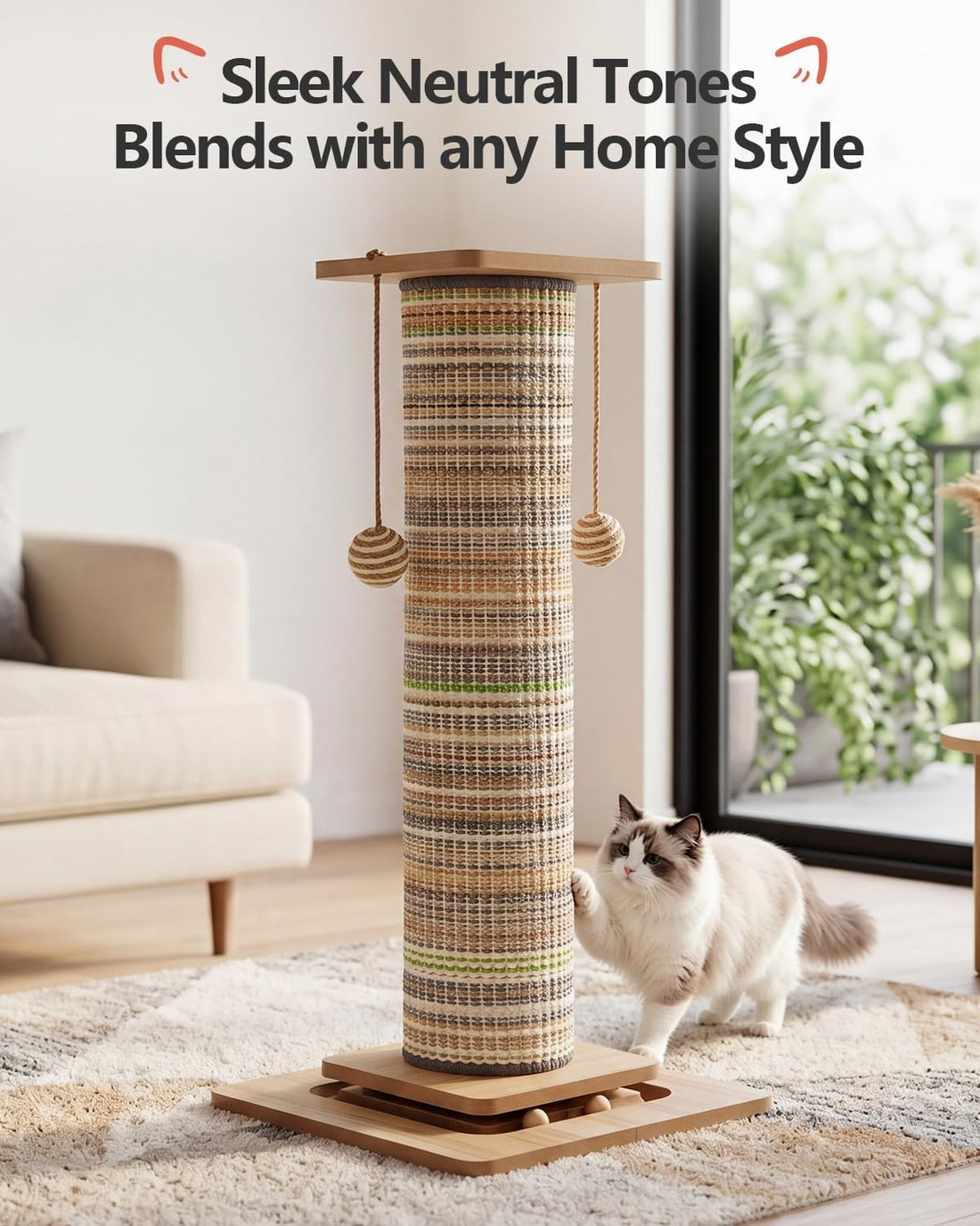 31" Extra Tall Cat Scratching Post
