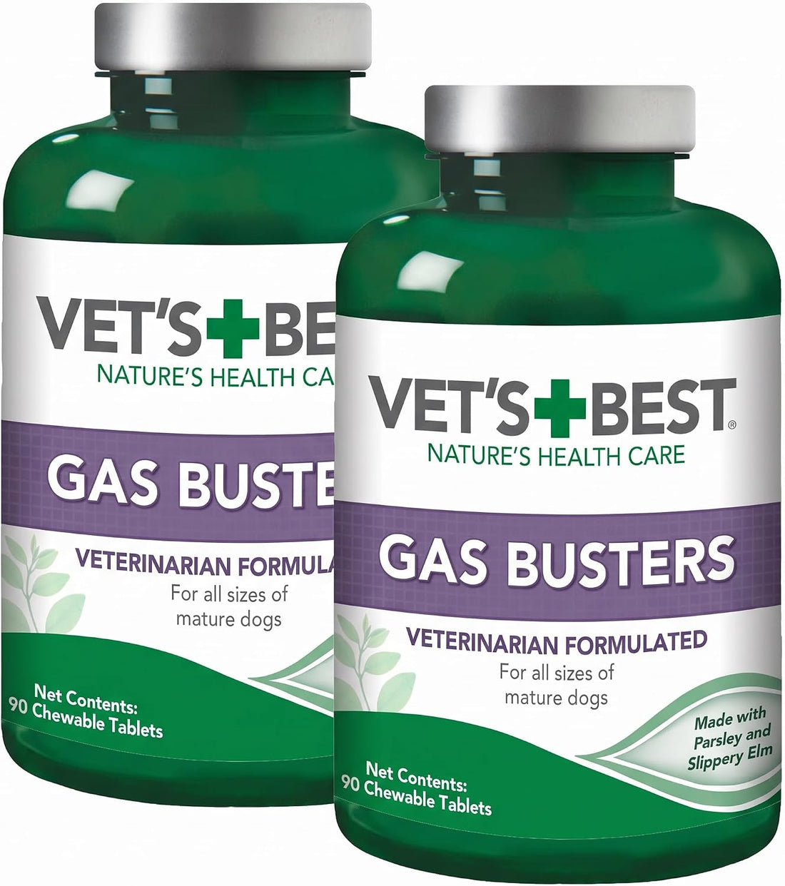 Vet's Best Gas Busters Digestive Support Tablets for Dogs, 90 Count