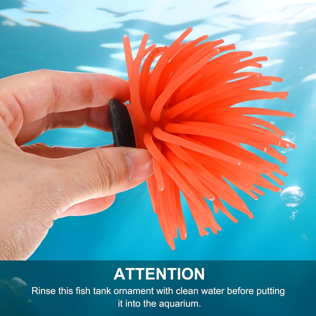 M METERXITY 1-Pack Artificial Sea Anemone Decor