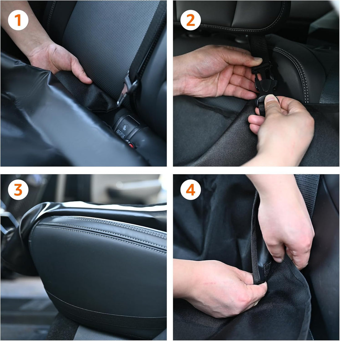 Waterproof Dog Car Seat Cover, Scratch Proof Protector for Pet