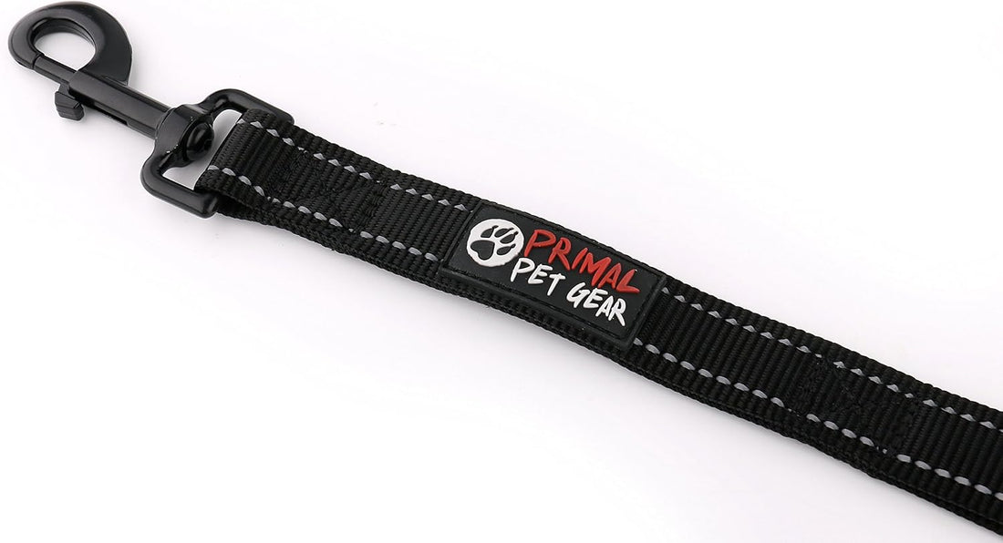 Primal Pet Gear Dog Leash 6ft Long,Traffic Padded Two Handle,Heavy