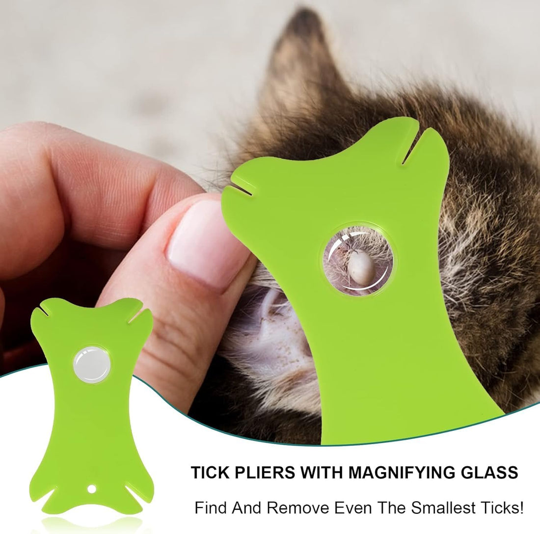 Tick Removal Tool Kit 8-in-1 with Storage Box for Dogs and Cats