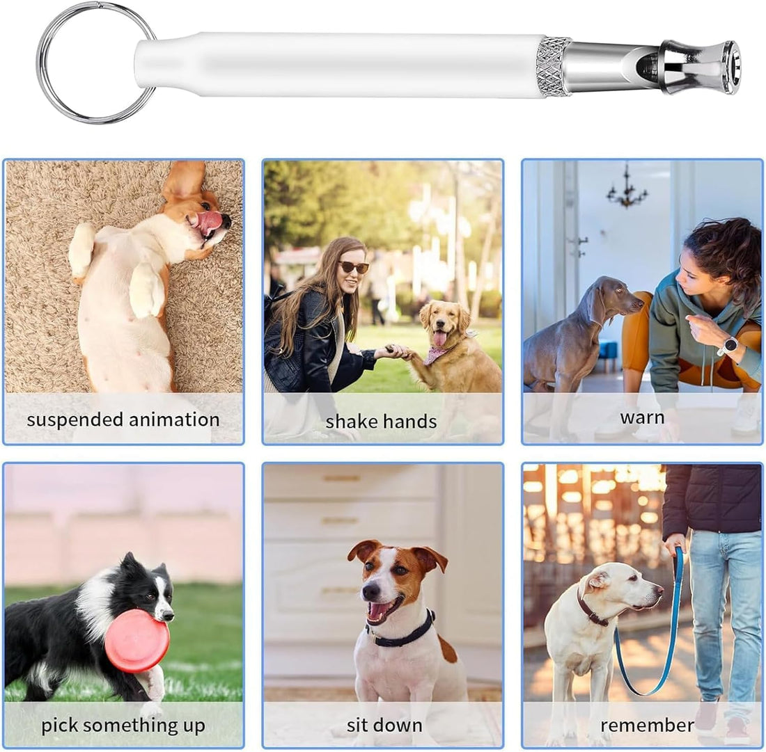 GILL&SONS Dog Training Whistle Set, Adjustable Ultrasonic