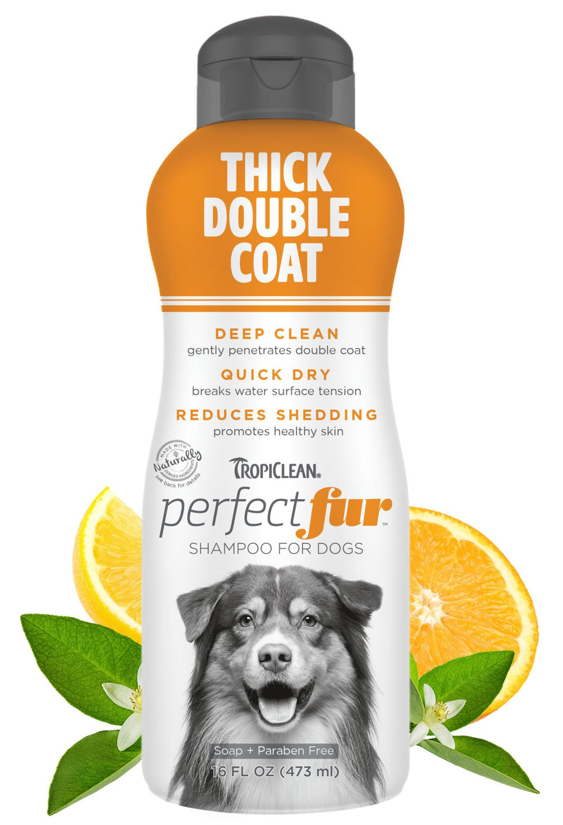 TropiClean Perfect Fur Detangling and Deshedding Dog Shampoo