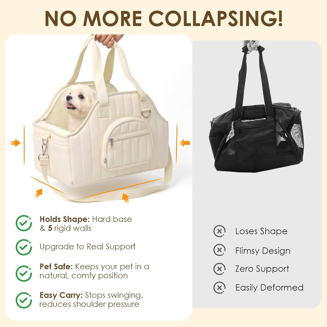 XIAPIA Dog Purse Carrier for Small Dog