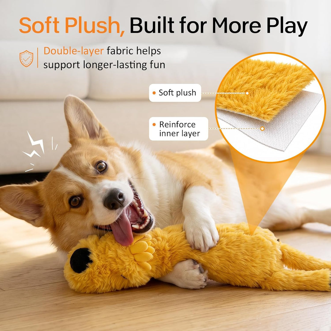 5-Pack Unstuffed Dog Toys - Keep Dogs Busy Without the Mess