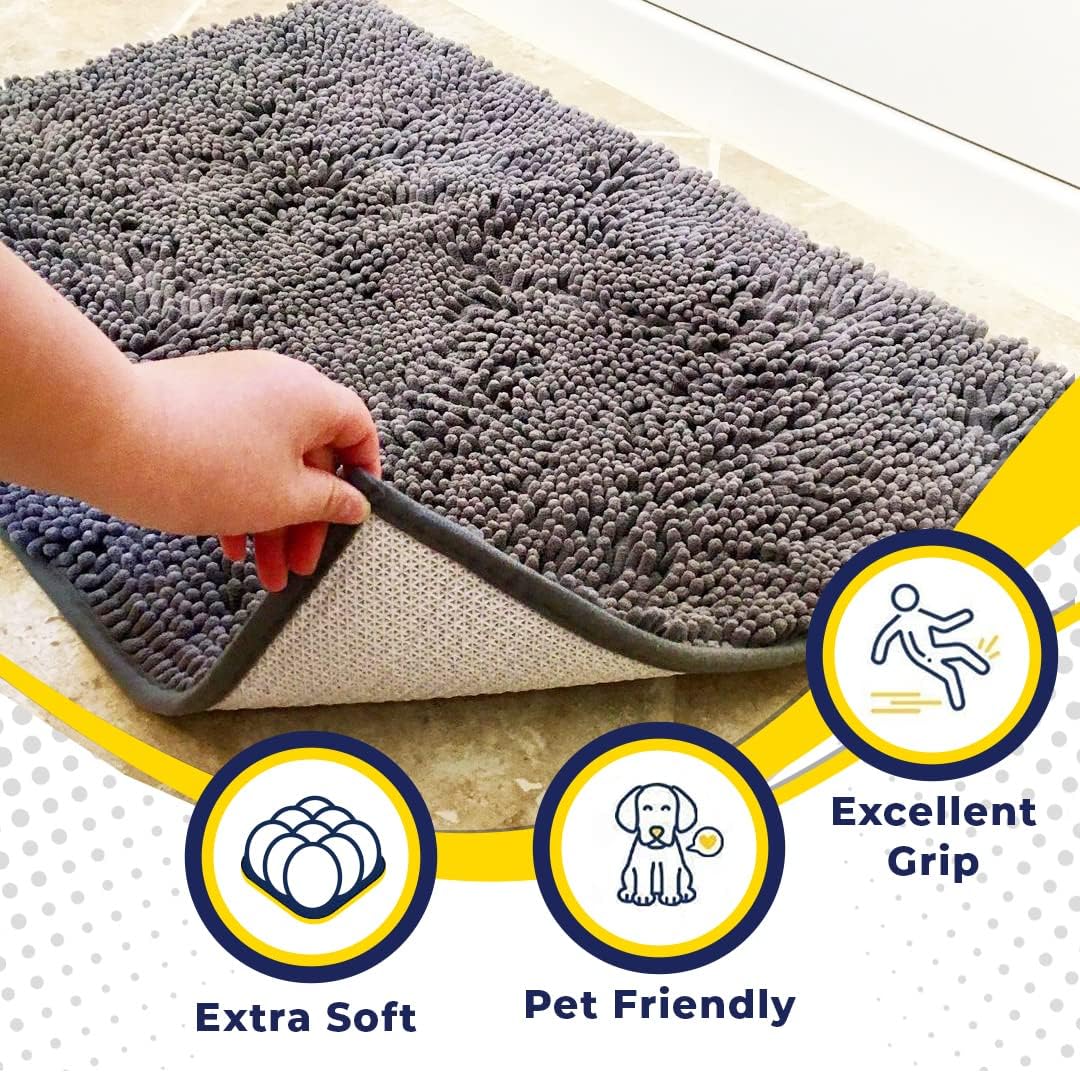 Muddy Mat® Super Absorbent Chenille Door Mat