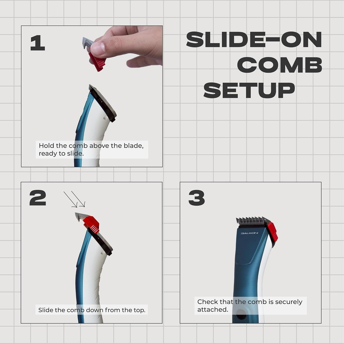 Professional Coarse + Fine 5-in-1 Clipper Blades for 580 Series