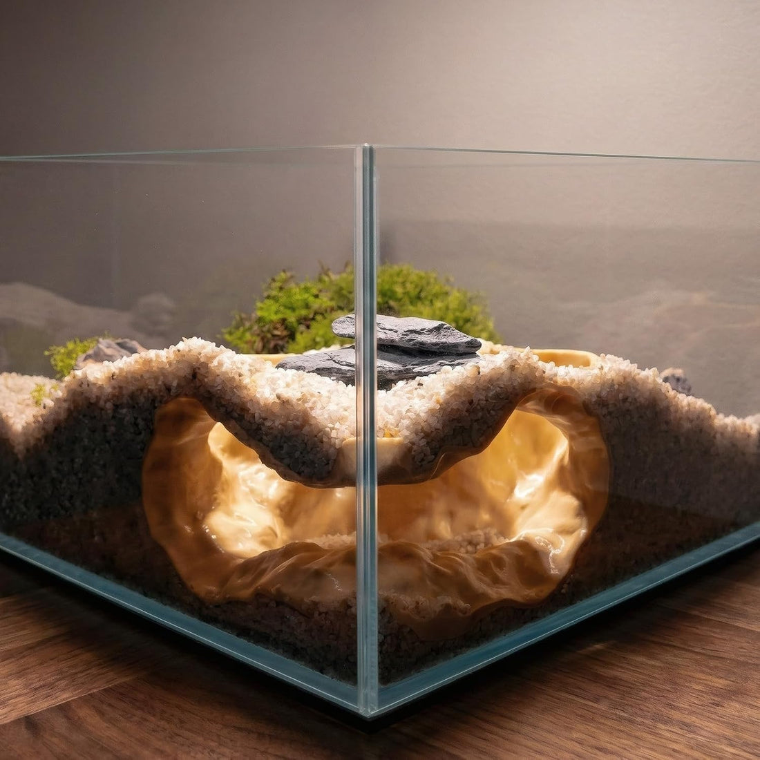 Corner Tunnel Aquarium Cave, Fish Hideout for Aquarium Decor