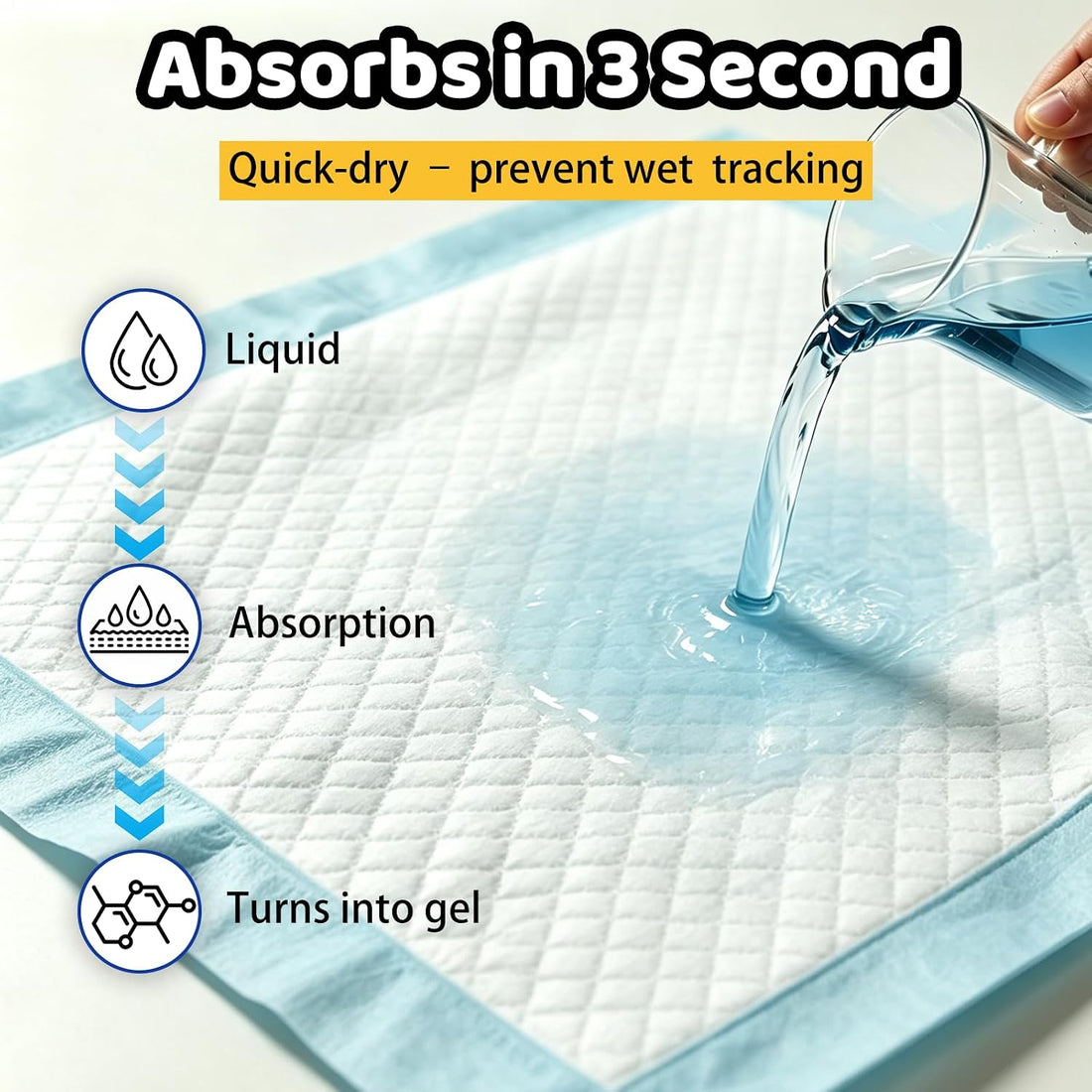100 Count Dog Pee Pads 34" x 28"