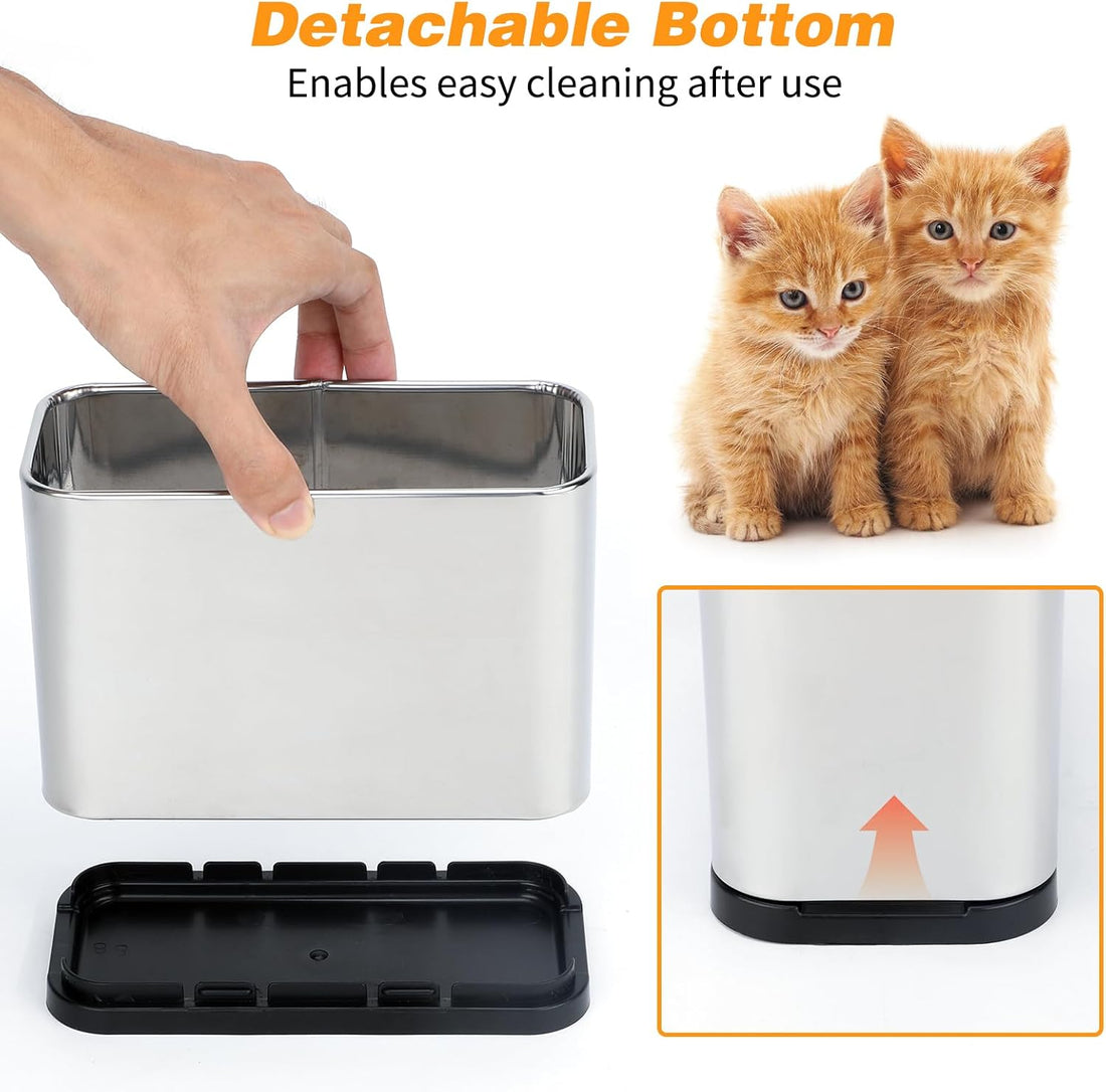 Midollarle Heavy-Duty Cat Litter Scoop with Holder