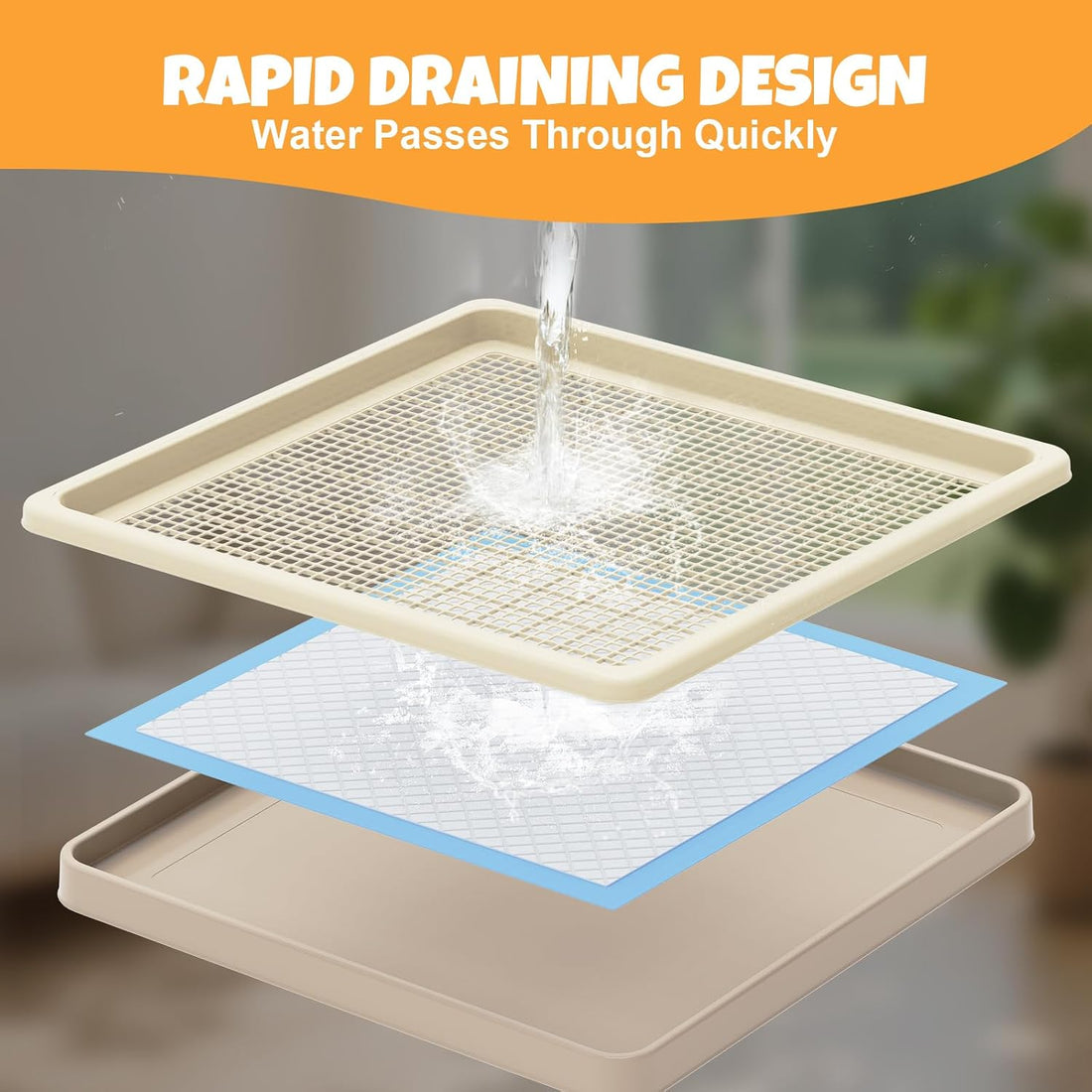 Dog Pee Pad Holder for Small and Medium Dogs