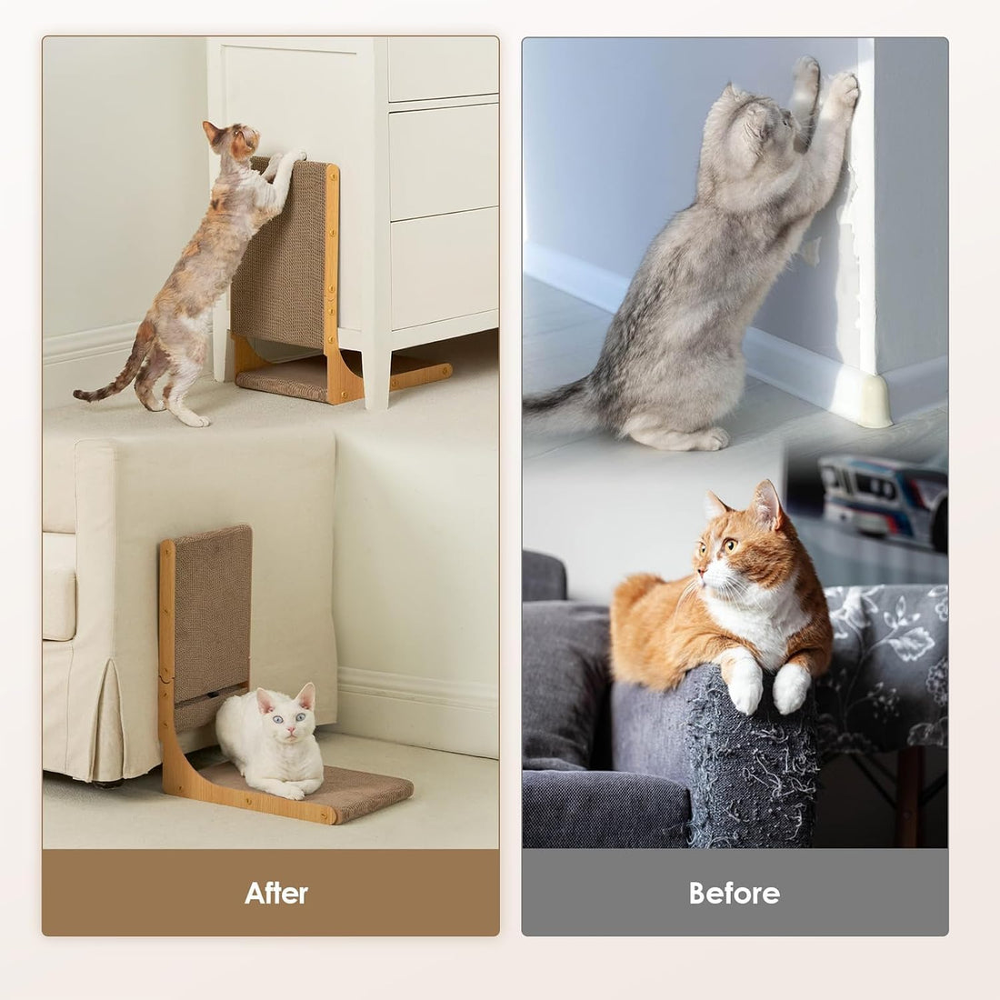 EHEYCIGA 2-Pack Cat Scratcher