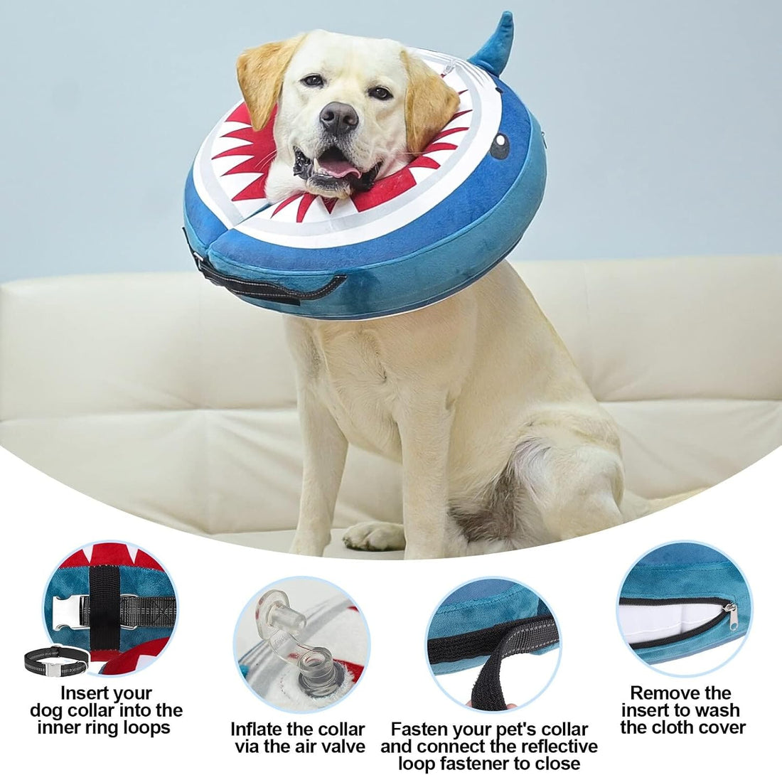 BEAUTYZOO Dog Cone Collar Alternative After Surgery,Pet Neck Donut