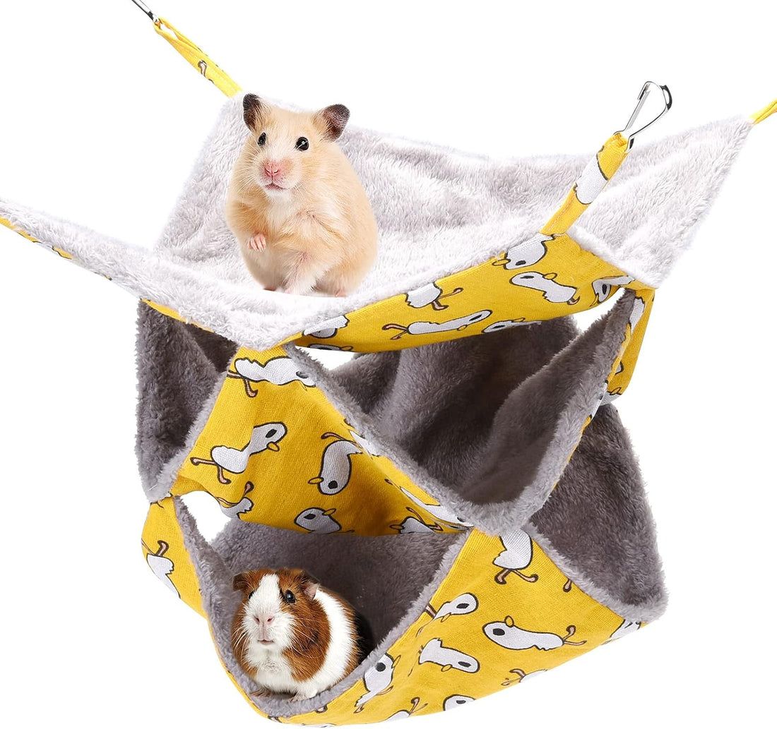 3 Tier Ferret Rat Hammock, Guinea Pig Cage Accessories