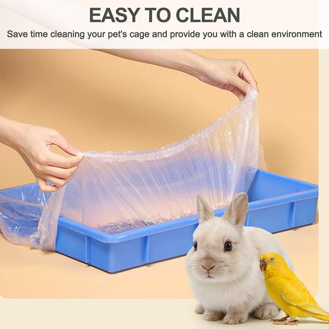 29x19 Inches Disposable Bird Cage Liner Bags