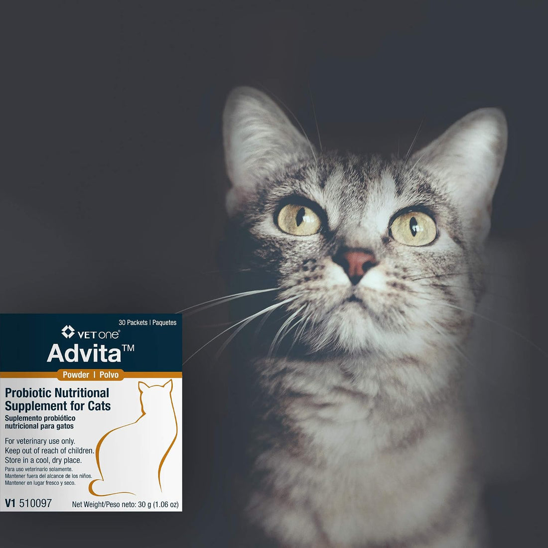 Vet One 840235149170 VetOne Advita Probiotic Nutritional Supplement