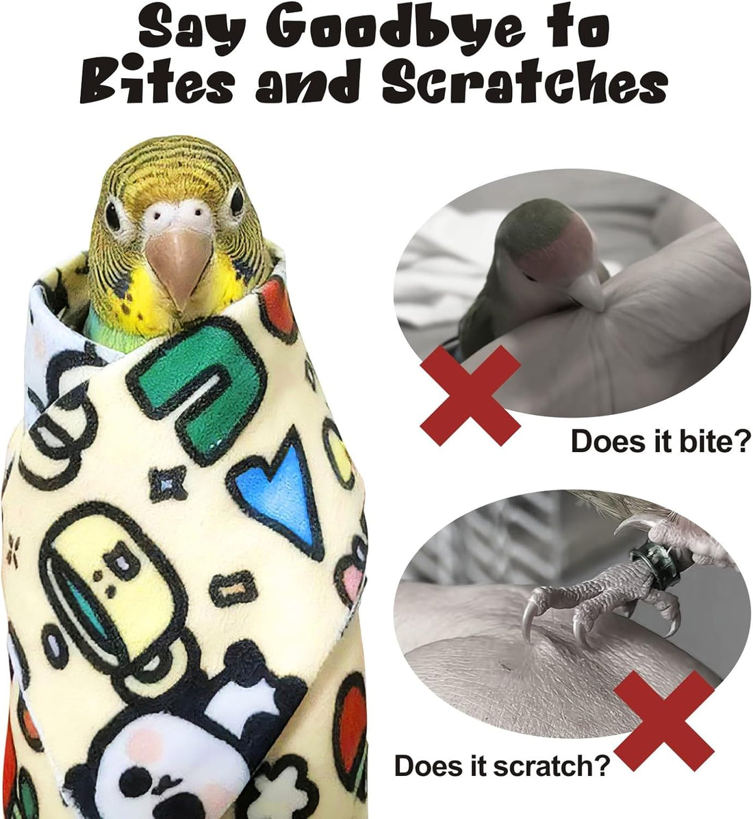 Self Adhering Parrot Grooming Wrap