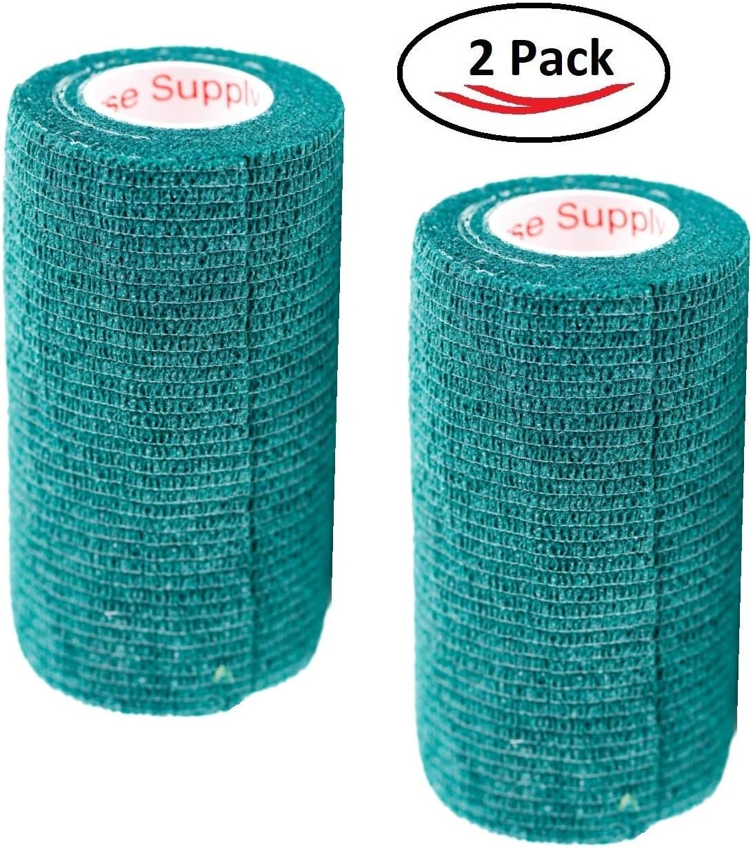 2 Pack Premium Vet Wrap - Self Adhesive Bandage Wrap & Athletic Tape