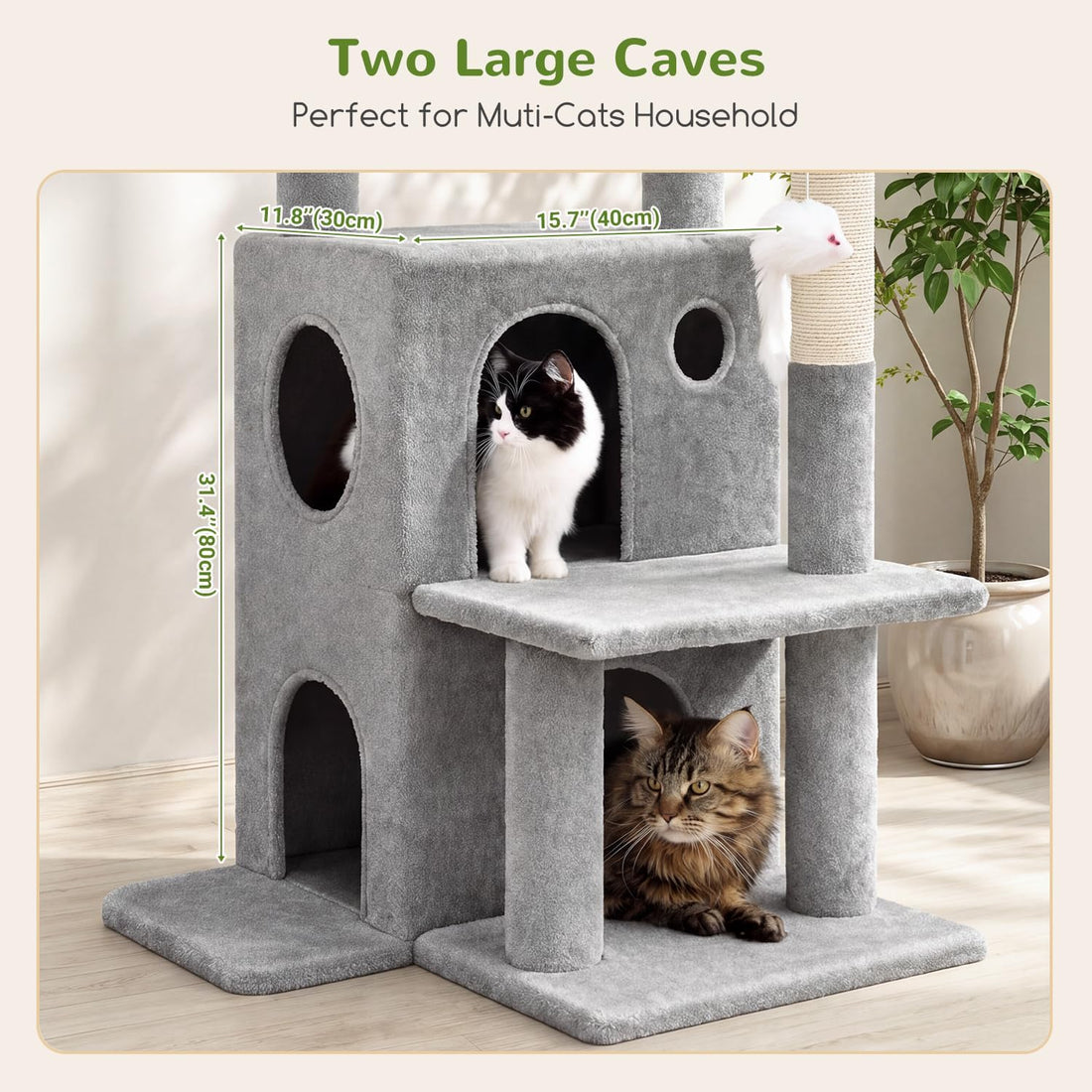 Globlazer Cat Tree Tower for Indoor Cats