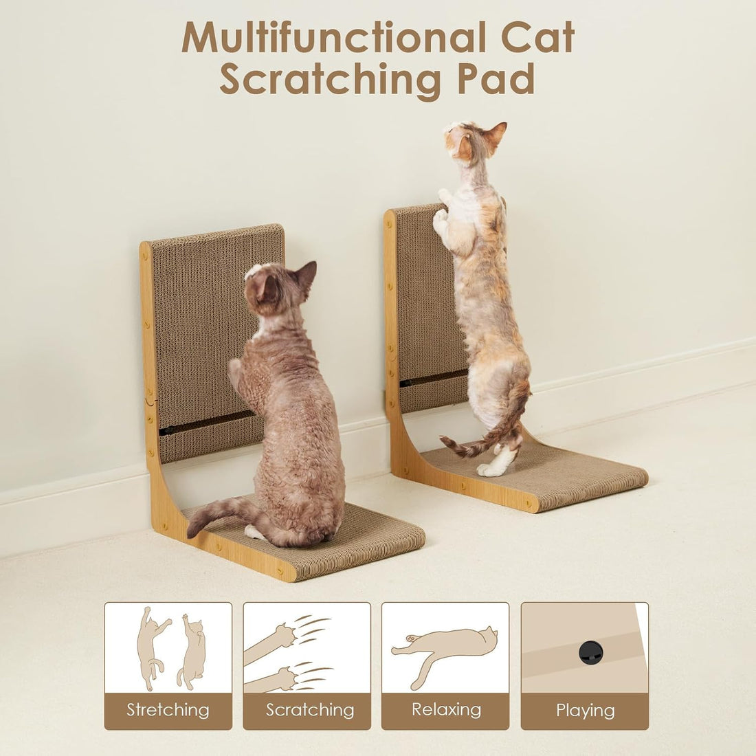 EHEYCIGA 2-Pack Cat Scratcher