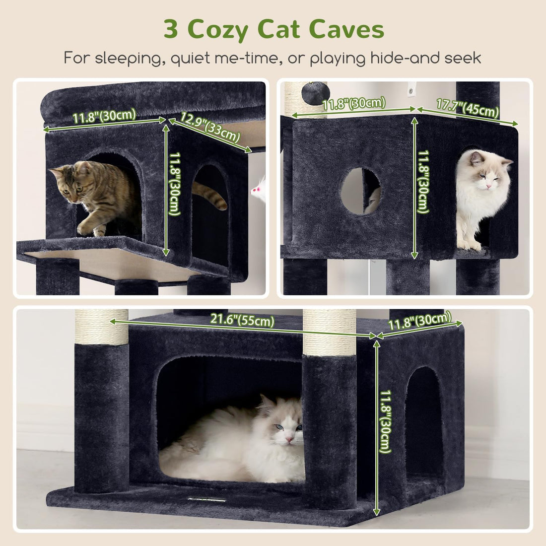 Globlazer Large Cat Tree, 80in Tall Climbing Tower, F80F