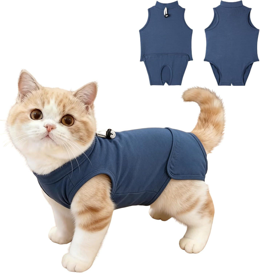 Gyuzh Cat Surgery Recovery Suit for Female Male Cats