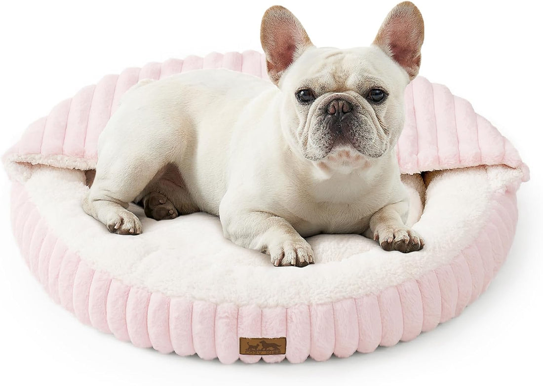 COZY KISS Hooded Blanket Cat Bed