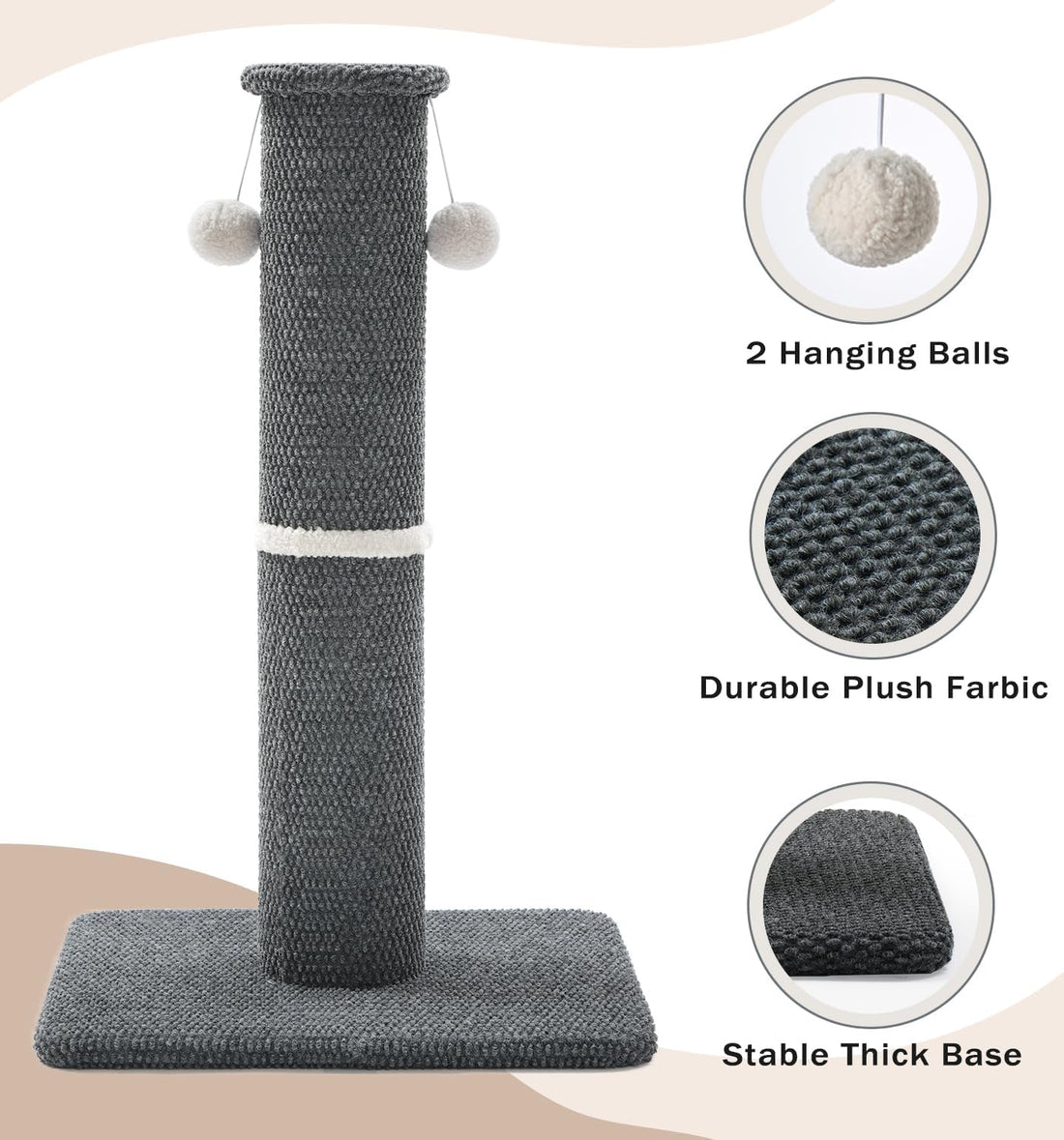 Made4Pets Tall Cat Scratching Post